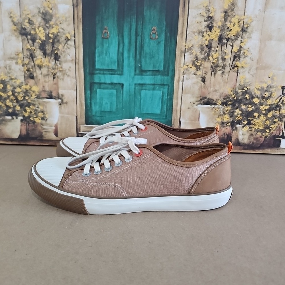 Tommy Bahama Tan Relax Laguna Beach  Lace Up Keds Sneaker Men Size 12 M